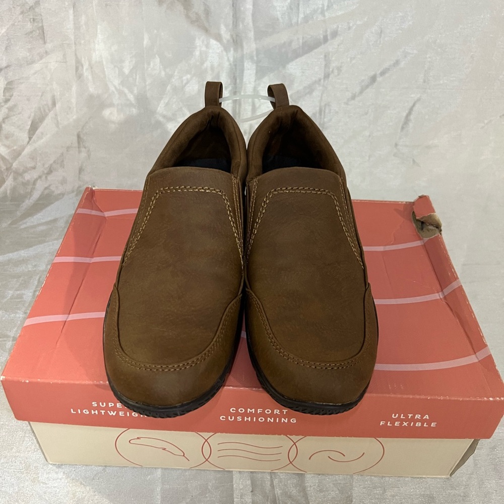 Easy Spirit Brown Comfort Slip On Loafers Women Size 7 New With Tags - Picture 3 of 11